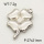 304 Stainless Steel Pendant & Charms,Clover,Hand polished,True color,21x27mm,about 2.1g/pc,5 pcs/package,PP4000312vaii-900
