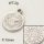 304 Stainless Steel Pendant & Charms,Faith,Polished,True color,15mm,about 1.3g/pc,5 pcs/package,PP4000339aahj-900