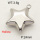304 Stainless Steel Pendant & Charms,Hollow star,Hand polished,True color,24mm,about 2.5g/pc,5 pcs/package,PP4000347avja-900