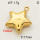 304 Stainless Steel Pendant & Charms,Hollow star,Hand polished,Vacuum plating gold,17mm,about 2.8g/pc,5 pcs/package,PP4000348vajj-900