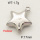 304 Stainless Steel Pendant & Charms,Hollow star,Hand polished,True color,17mm,about 2.8g/pc,5 pcs/package,PP4000349vail-900