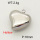 304 Stainless Steel Pendant & Charms,Hollow heart,Hand polished,True color,16mm,about 7.4g/pc,5 pcs/package,PP4000367vail-900
