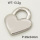 304 Stainless Steel Pendant & Charms,Heart padlock,Hand polished,True color,29x34mm,about 2.9g/pc,5 pcs/package,PP4000387avja-900