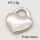 304 Stainless Steel Pendant & Charms,Heart padlock,Hand polished,True color,18x20mm,about 7.5g/pc,5 pcs/package,PP4000393aaij-900