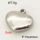 304 Stainless Steel Pendant & Charms,Solid heart,Hand polished,True color,15x20mm,about 2.9g/pc,5 pcs/package,PP4000397aaho-900