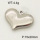 304 Stainless Steel Pendant & Charms,Solid heart,Hand polished,True color,15x20mm,about 3.2g/pc,5 pcs/package,PP4000419vaii-900