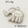 304 Stainless Steel Pendant & Charms,Elephant,Polished,True color,16x22mm,about 2.2g/pc,5 pcs/package,PP4000439aahi-900