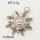 304 Stainless Steel Pendant & Charms,Sun,Polished,True color,25mm,about 1.5g/pc,5 pcs/package,PP4000447aahj-900