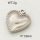 304 Stainless Steel Pendant & Charms,Heart,Polished,True color,13mm,about 2.0g/pc,5 pcs/package,PP4000457aaha-900