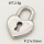 304 Stainless Steel Pendant & Charms,Heart padlock,Hand polished,True color,15x21mm,about 2.6g/pc,5 pcs/package,PP4000469aaho-900