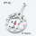 304 Stainless Steel Pendant & Charms,Rhinestone,Epoxy,Boy and Girl,Iron tower,Polished,True color,Red,18mm,about 2.0g/pc,5 pcs/package,3AC301163aaim-906
