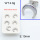 304 Stainless Steel Ear Studs,Horn,Polished,True color,10mm,about 4.6g/package,3 pairs/package,3E2002448bbln-906