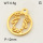 304 Stainless Steel Pendant & Charms,Girl,Polished,Vacuum plating gold,12mm,about 0.5g/pc,5 pcs/package,3P2001534aahh-906