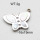304 Stainless Steel Pendant & Charms,Shell,Butterfly,Polished,True color,16x19mm,about 2.0g/pc,5 pcs/package,6AC300498aaho-906
