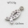 304 Stainless Steel Pendant & Charms,Rhinestone,Red ribbon,Polished,True color,7x12mm,about 0.5g/pc,5 pcs/package,6AC300500aahm-906