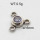304 Stainless Steel Links connectors,Rhinestone,Three-hole connection circle,Polished,True color,6mm,about 0.5g/pc,5 pcs/package,6AC300538aaha-906