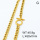 304 Stainless Steel Necklace Making,Side Chain,Toggle Clasps,Polished,Vacuum plating gold,L:450mm,W:7mm,about 45.9g/pc,3 pcs/package,3N2001281vbnl-066