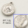 304 Stainless Steel Pendants,Avatar,Polished,True color,10mm,about 1.2g/pc,5 pcs/package,3P2002174aahi-066