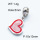 304 Stainless Steel European Dangle Beads,Epoxy,Heart,Polished,True color,Pink and Red,P:10x13mm,Hole:5mm,about 1.4g/pc,5 pcs/package,3P3000202aaji-066