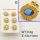 304 Stainless Steel Ear Studs,Glass Cabochons,Oval,Pockmark,Polished,Vacuum plating gold,Blue,E:13x11mm,about 8.3g/package,3 pairs/package,3P4000611vhpl-066