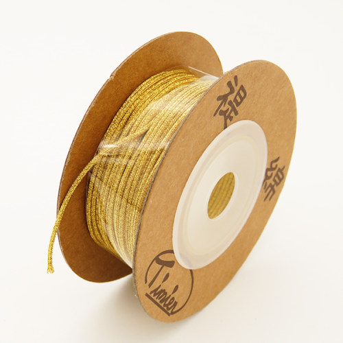 Polyester Cord,Made in Taiwan,K-680,Gold,1.0mm,about 17m/roll,about 16.5g/roll,1 roll/package,XMT00121vhov-L003