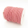 Cowhide,Woven cowhide Cord,Pink,3mm,about 20m/roll,about 110g/roll,1 roll/package,XMT00210amma-L003