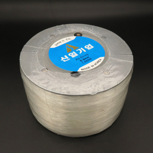 Nylon Thread,Elastic Cord,Transparent white,0.5mm,about 1000m/roll,about 450g/roll,1 roll/package,XMT00437bobb-L003