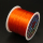 Nylon Thread,Elastic Cord,Orange 18,,about 40m/roll,about 20g/roll,4 rolls/package,XMT00457vail-L003