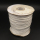 Made in Korea Waxed Cord,Round rope,White,2mm,about 100Yard/roll,about 400g/roll,1 roll/package,XMT00478bobb-L003