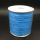 Made in Korea Waxed Cord,Round rope,Sea blue,2mm,about 100Yard/roll,about 400g/roll,1 roll/package,XMT00482bobb-L003