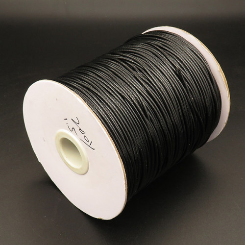 Waxed Cord,Round rope,Order note color,2mm,about 100Yard/roll,about 240g/roll,1 roll/package,XMT00512vila-L003