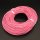 Leather Cord,Cowhide round line,Pink,2mm,about 100m/roll,about 275g/roll,1 roll/package,XMT00550bnbb-L003
