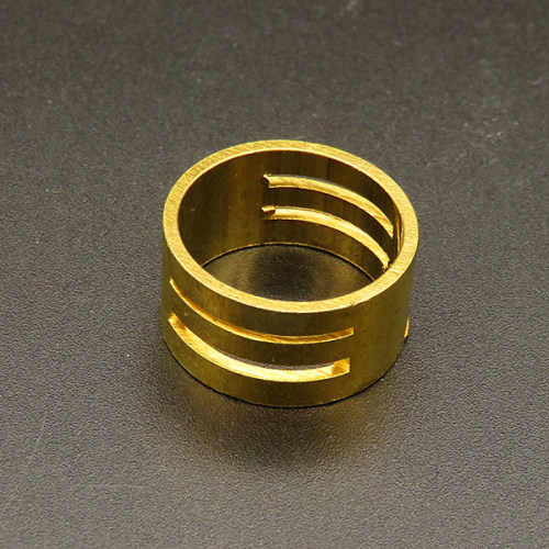 Brass Hand ring,Jewelry Tools,True color,,19x10mm,about 5g/pc,5 pcs/package,XST00013aahl-L003