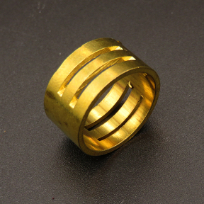 Brass Hand ring,Jewelry Tools,True color,,19x10mm,about 5g/pc,5 pcs/package,XST00013aahl-L003