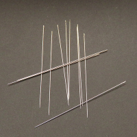 Iron Jewelry Tools,Needle for wearing pearls,Long needle,True color,,0.3x50mm,about 0.08g/pc,25 pcs/package,XST00015ahlv-L003