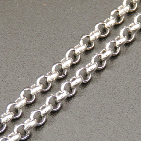 304 Stainless steel Chain,3.0 Pearl Chain,True color,3mm,about 10m/roll,about 400g/roll,1 roll/package,XMC00016vila-675