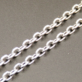 304 Stainless steel Chain,08 Round cross chain,True color,3mm,about 10m/roll,about 130g/roll,1 roll/package,XMC00058vila-675