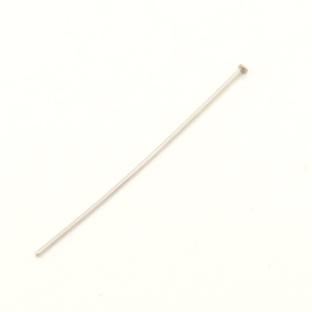 304 Stainless steel Pin,T Pin,True color,L:40mm,Cap:1.5mm,Needle:0.5mm,about 0.1g/pc,100 pcs/package,XFP00033ajvb-L003