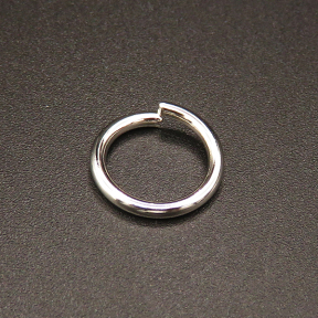 Brass Jump Rings,Opened Ring,Plating white K Gold,12*1.5mm,about 0.5g/pc,100 pcs/package,XFJ00069ahjb-L003