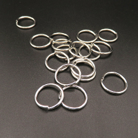Brass Jump Rings,Opened Ring,Plating white K Gold,15*1.5mm,about 0.65g/pc,100 pcs/package,XFJ00073aivb-L003