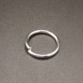 Brass Jump Rings,Opened Ring,Plating white K Gold,15*1.5mm,about 0.65g/pc,100 pcs/package,XFJ00073aivb-L003