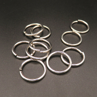 Brass Jump Rings,Opened Ring,Plating white K Gold,20*2mm,about 0.15g/pc,100 pcs/package,XFJ00075ajlv-L003