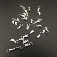 Brass Cord End/Tips,End Caps,Plating silver,7*2mm,Hole:2mm,about 0.05g/pc,1000 pcs/package,XFT00037vaia-L003