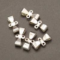 Iron Links,Bow-knot,Plating White K Gold,5*10mm,Hole:0.8mm,about 0.1g/pc,500 pcs/package,XFCO01034avja-L003