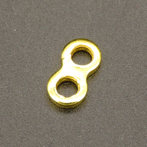 Brass Multi-strand Links,Unlimited,Plating Gold,5*9mm,Hole:2mm,about 0.2g/pc,100 pcs/package,XFFO00403aivb-L003