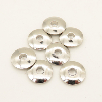 Brass Spacer Beads,Disc beads,Plating White K Gold,12*3mm,Hole:3mm,about 1.5g/pc,100 pcs/package,XFS00045aivb-L003