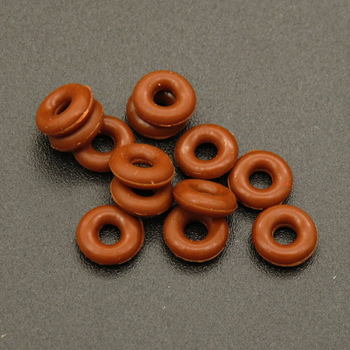 Silica gel Spacer Beads,Ring,Brown,6*2mm,Hole:2mm,about 18g/package,500 pcs/package,XFS00063bbov-L003