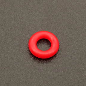 Silica gel Spacer Beads,Ring,Wine red,8*2mm,Hole:4mm,about 18g/package,100 pcs/package,XFS00067aivb-L003