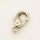 Zinc Alloy Clasps,Lobster Claw Clasps,Plating White K Gold,16*9mm,Hole:1.5mm,about 1.4g/pc,50 pcs/package,XFCL00658ajvb-L003