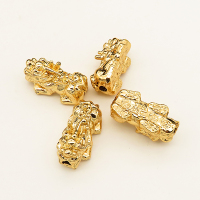 Zinc Alloy Beads,Brave troops,Plating Gold,9x11x21mm,Hole:2mm,about 7.5g/pc,10 pcs/package,XFFO00499aaha-L003